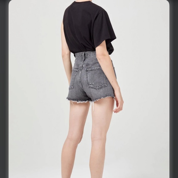 Agolde Dee Denim Shorts - Picture 4 of 8